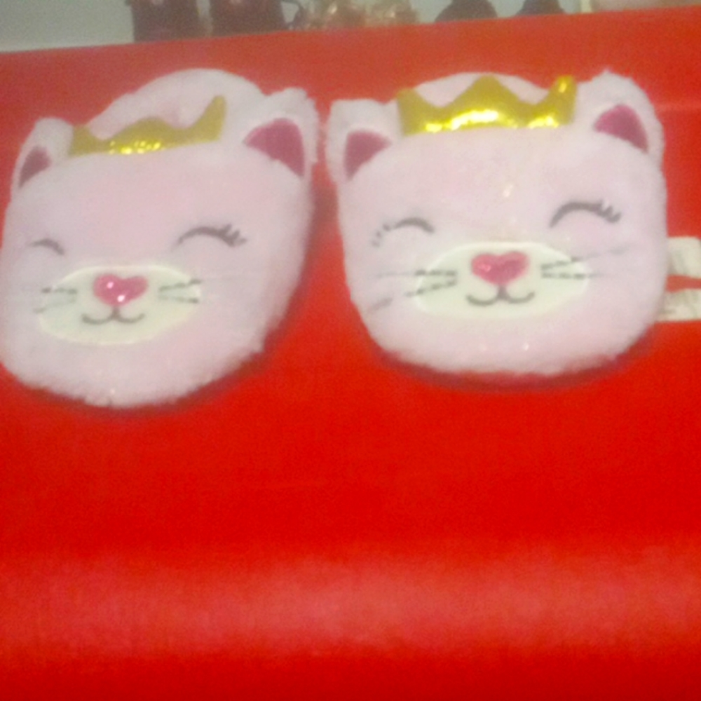 BabyGiirl Kitty Slippers